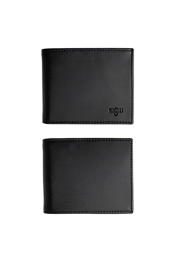 Kiğılı Desenli 3'lü Kemer & Cüzdan & Kartlık Hediye Kutulu Set